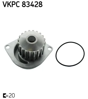 Водна помпа, охлаждане на двигателя SKF